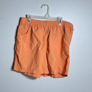 Columbia Women‎ Orange Shorts swim trunks size S